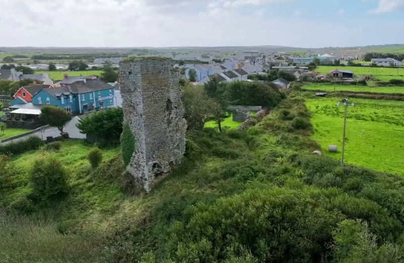 Cloondooan Castle/Boston Castle, Boston, County Clare, Ireland, Ireland
